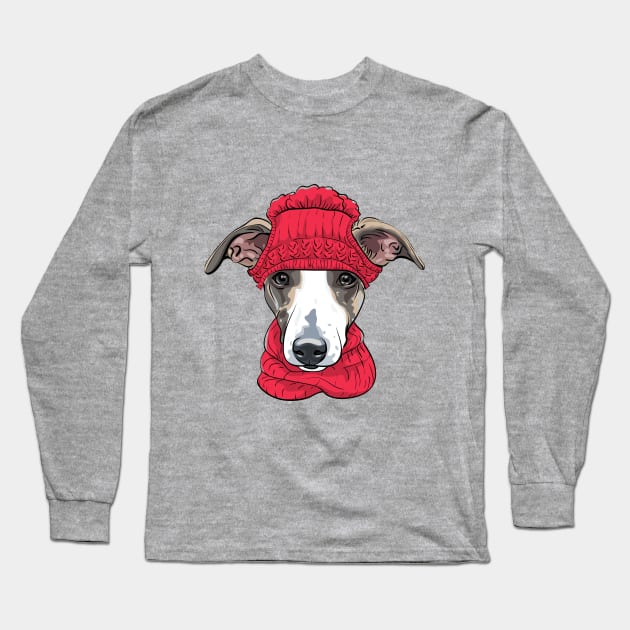 Greyhound Long Sleeve T-Shirt by NewWorldIsHere